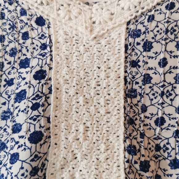 Garage tank, navy/cream, small - Picture 3 of 13